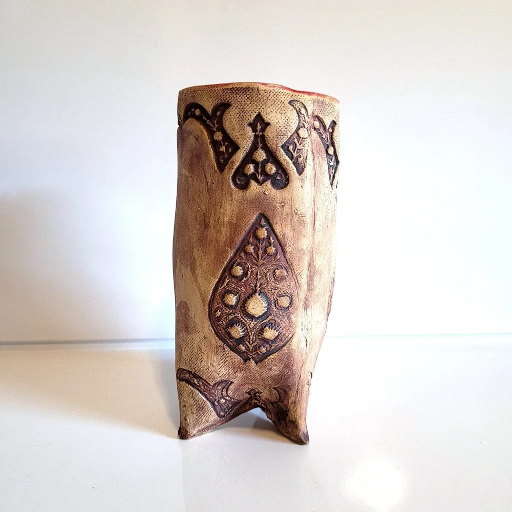 Handmade Art Pottery Vase 8